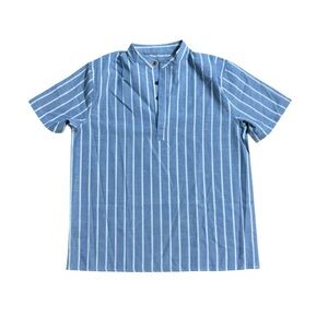 Blue Striped Men's Shirt